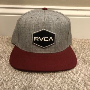 RVCA flat bill hat